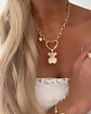 Collar osito Circones Conector Corazón Gold - Miniatura 4
