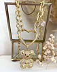 Collar osito Circones Conector Corazón Gold - Miniatura 5