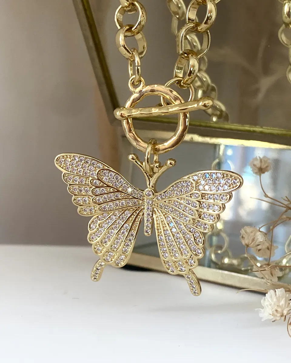 Collar Maxi Mariposa Circones Gold  5