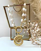 Collar Caracola Perlas de Río Gold  - Miniatura 4