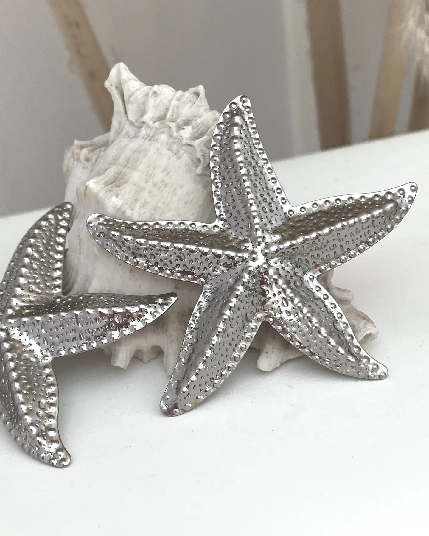 Aros Maxi Estrella de Mar Silver 5