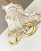 Argollas Lisas pequeñas gold - Miniatura 2