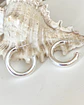 Argollas Lisas pequeñas silver - Miniatura 1