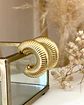 Argollas Texturadas Gold  - Miniatura 4