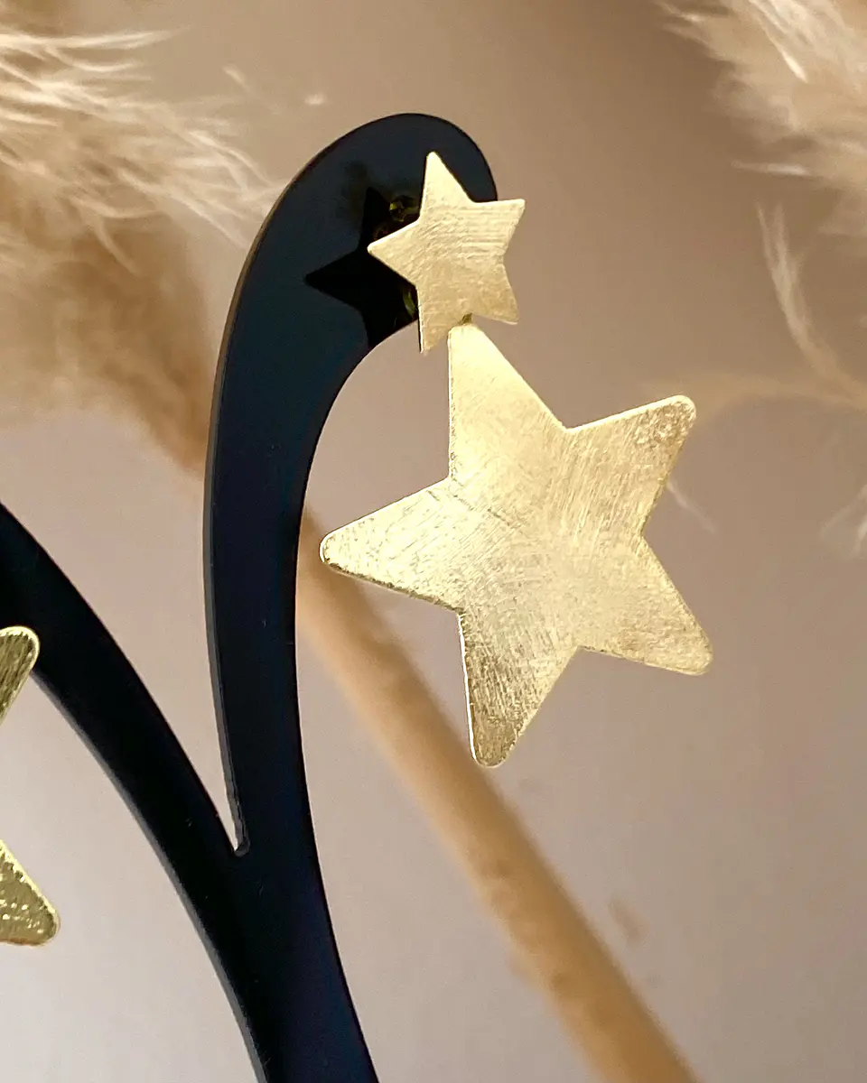 Aros Estrella Doble Gold 3