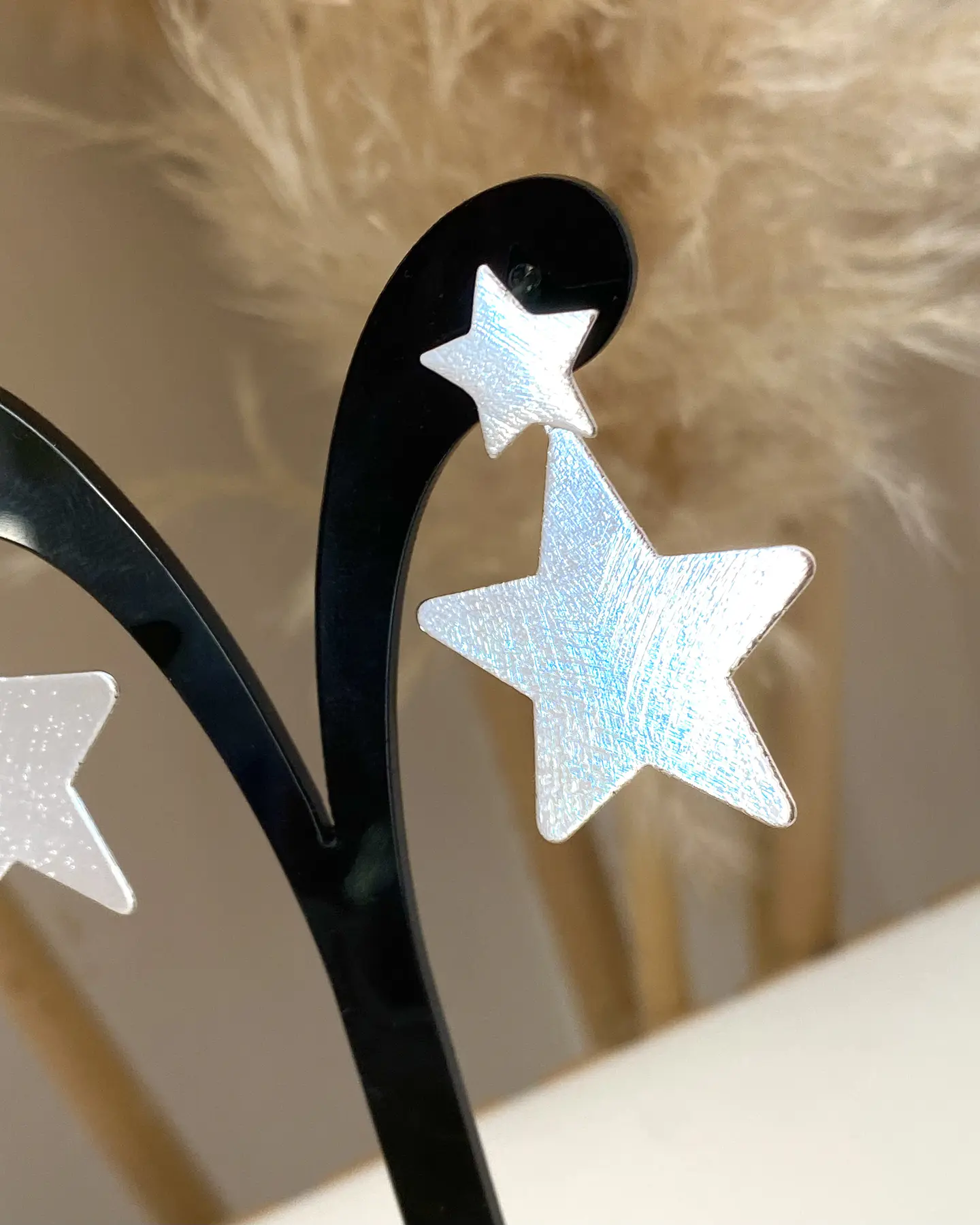 Aros Estrella Doble Silver 2
