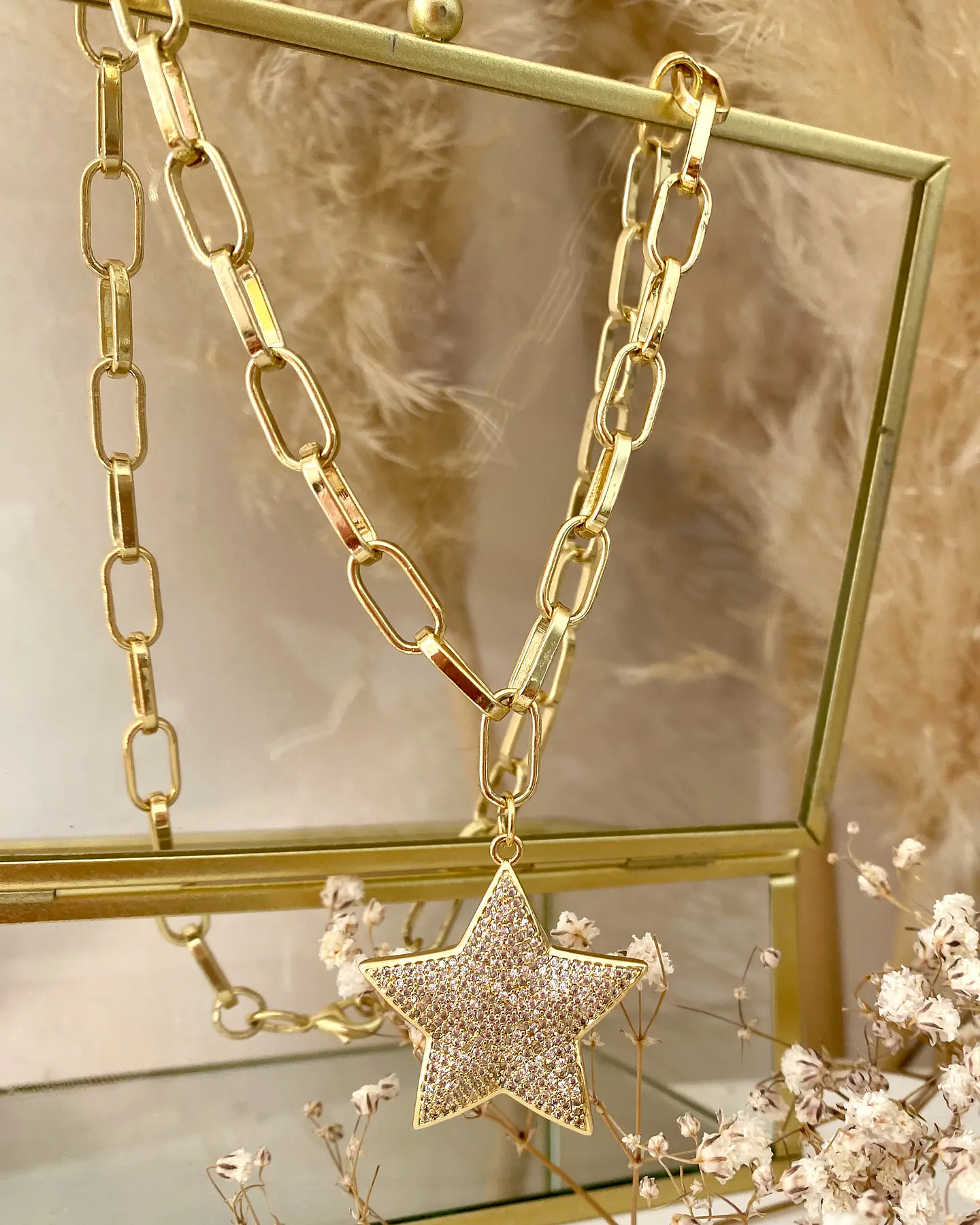 Collar Estrella Circones Gold  4