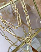 Collar XL Maxi Estrella Lijada punto luz Gold - Miniatura 8