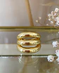 Anillo Maxi Triple Banda Grueso Gold - Miniatura 4