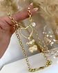Collar Osito Circones Conector Corazón punto de luz Gold - Miniatura 2