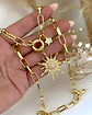 Collar Sol Circones Punto de luz Gold - Miniatura 2
