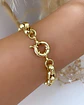 Pulsera Maxi eslabones Rectangulares Gold  - Miniatura 3
