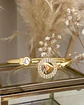Pulsera Esclava Corazón punto de luz Gold - Miniatura 3