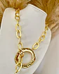 Collar Maxi Corazon Entrelazado con Maxi Conector Circulo - Miniatura 10