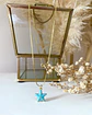 Collar Estrellita de Mar Turquesa esmaltado gold - Miniatura 2