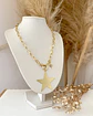 Collar Maxi Estrella Lijada punto de luz gold - Miniatura 7