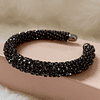 Pulsera Brazalete Cristales Black 