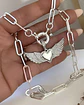 Collar Corazón Alado Circones Silver - Miniatura 5