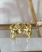 Anillo Doble Banda de Estrellas Circones Gold - Miniatura 5