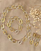 Conjunto Mix Maxi Eslabones Silver and Gold - Miniatura 2