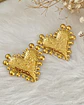 Maxi Aros Corazón Relieve y esferas gold  - Miniatura 2