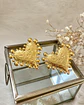 Maxi Aros Corazón Relieve y esferas gold  - Miniatura 1