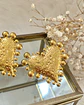 Maxi Aros Corazón Relieve y esferas gold  - Miniatura 4