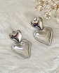 Aros María Corazón Doble Silver  - Miniatura 3
