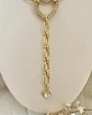 Collar Conector corazón Circones y cadeneta gold - Miniatura 10