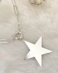 Collar XL Maxi Estrella Lijada Silver   - Miniatura 2