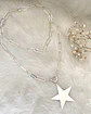 Collar XL Maxi Estrella Lijada Silver   - Miniatura 8