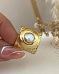 Anillo Martillado Perla Gold - Miniatura 4