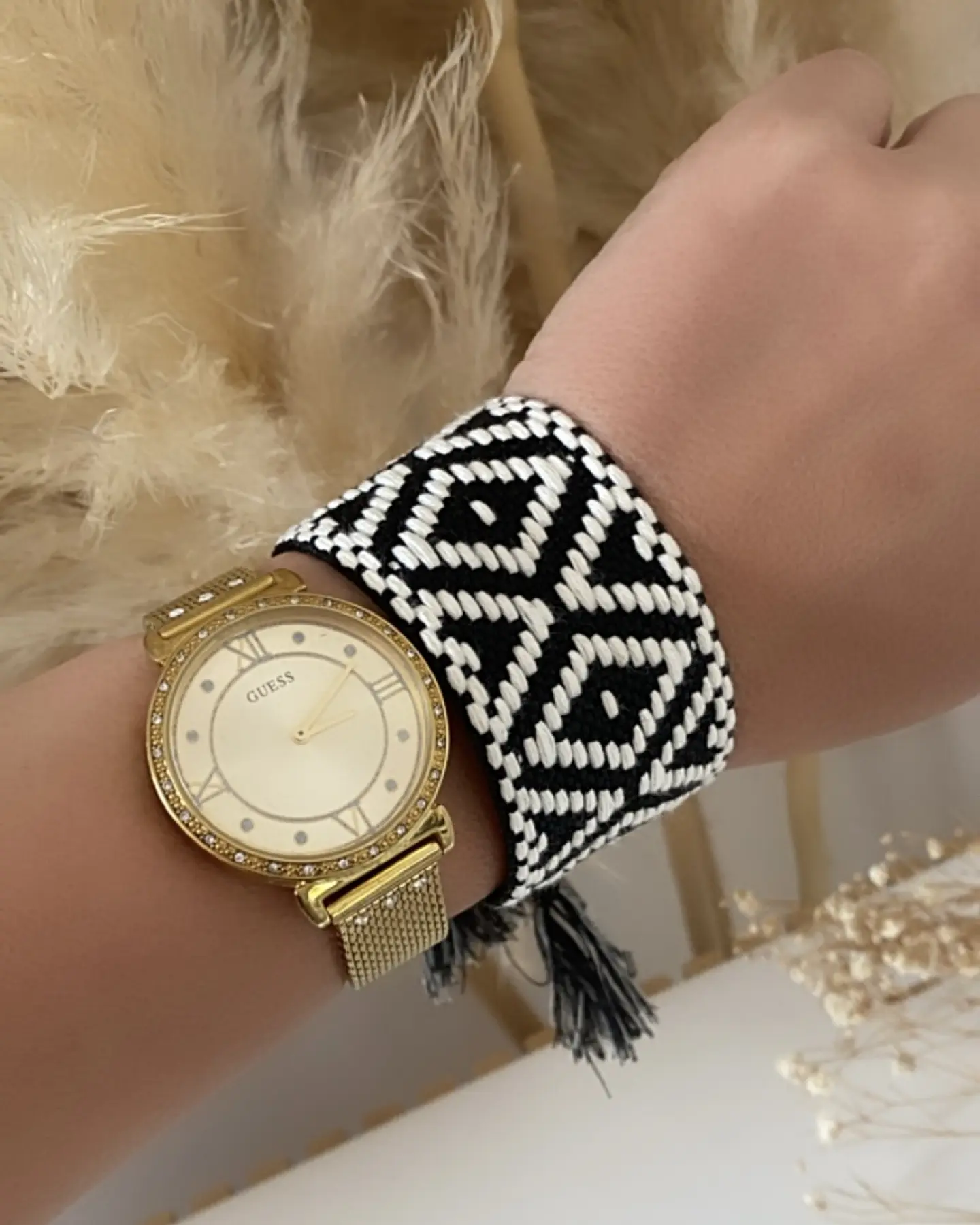 Pulsera Boho Tejida Ajustable 1