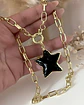 Collar Estrella Obsidiana Protección Gold - Miniatura 2