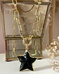 Collar Estrella Obsidiana Protección Gold - Miniatura 3