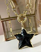 Collar Estrella Obsidiana Protección Gold - Miniatura 4