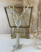 Collar Galeano Silver & Gold eslabones mixtos   - Miniatura 2