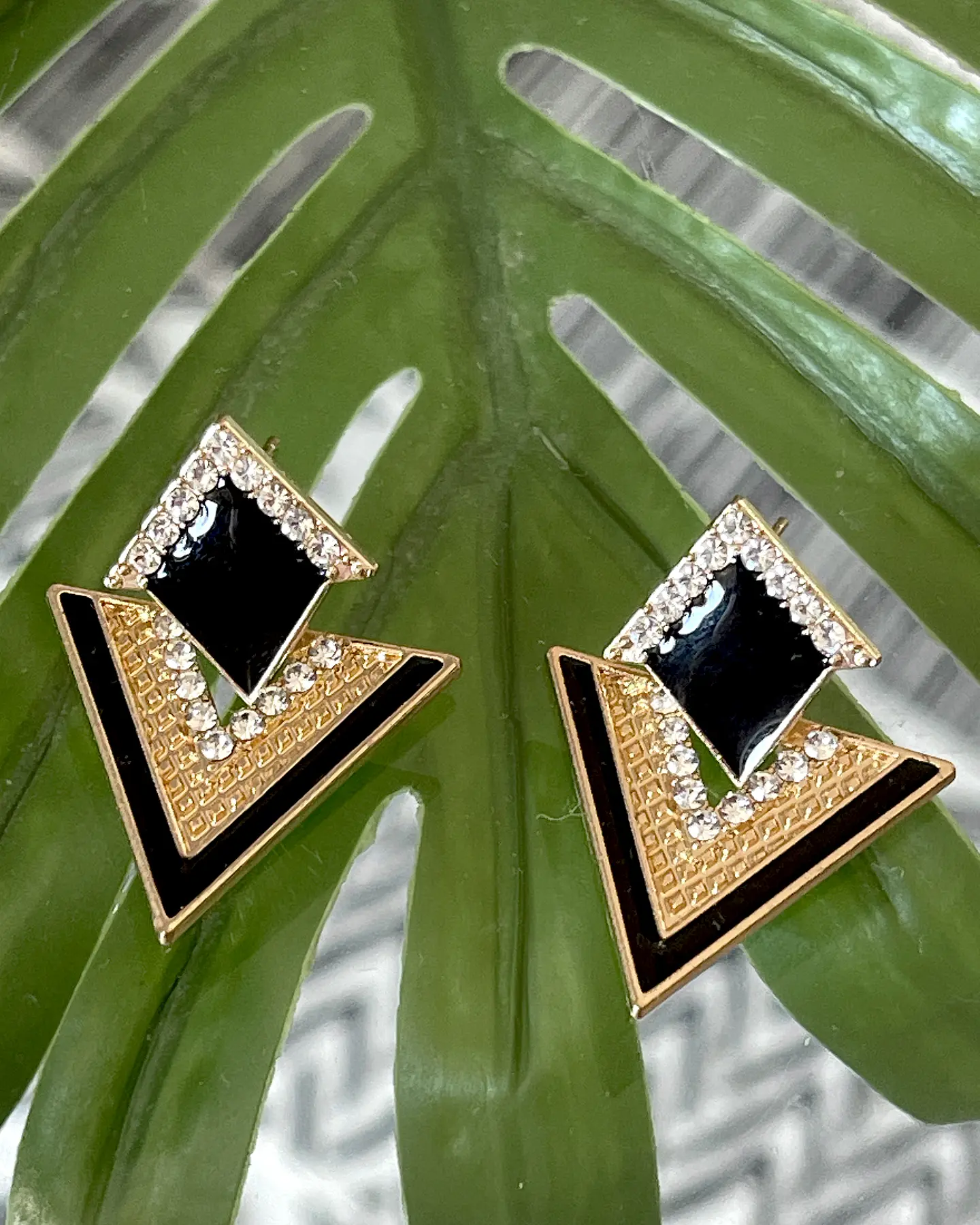 Aros Geométricos V Black and Gold 5