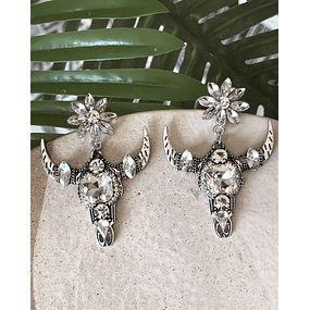 Maxi Aros Texanos Cabeza de Toro Silver