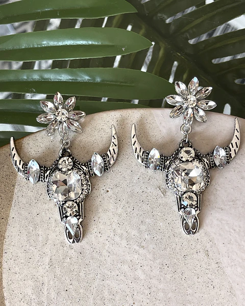 Maxi Aros Texanos Cabeza de Toro Silver