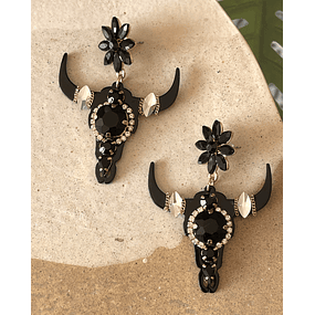 Maxi Aros Texanos Cabeza de Toro Black