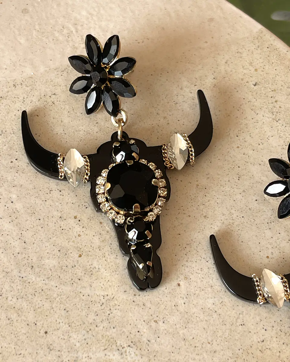 Maxi Aros Texanos Cabeza de Toro Black 5