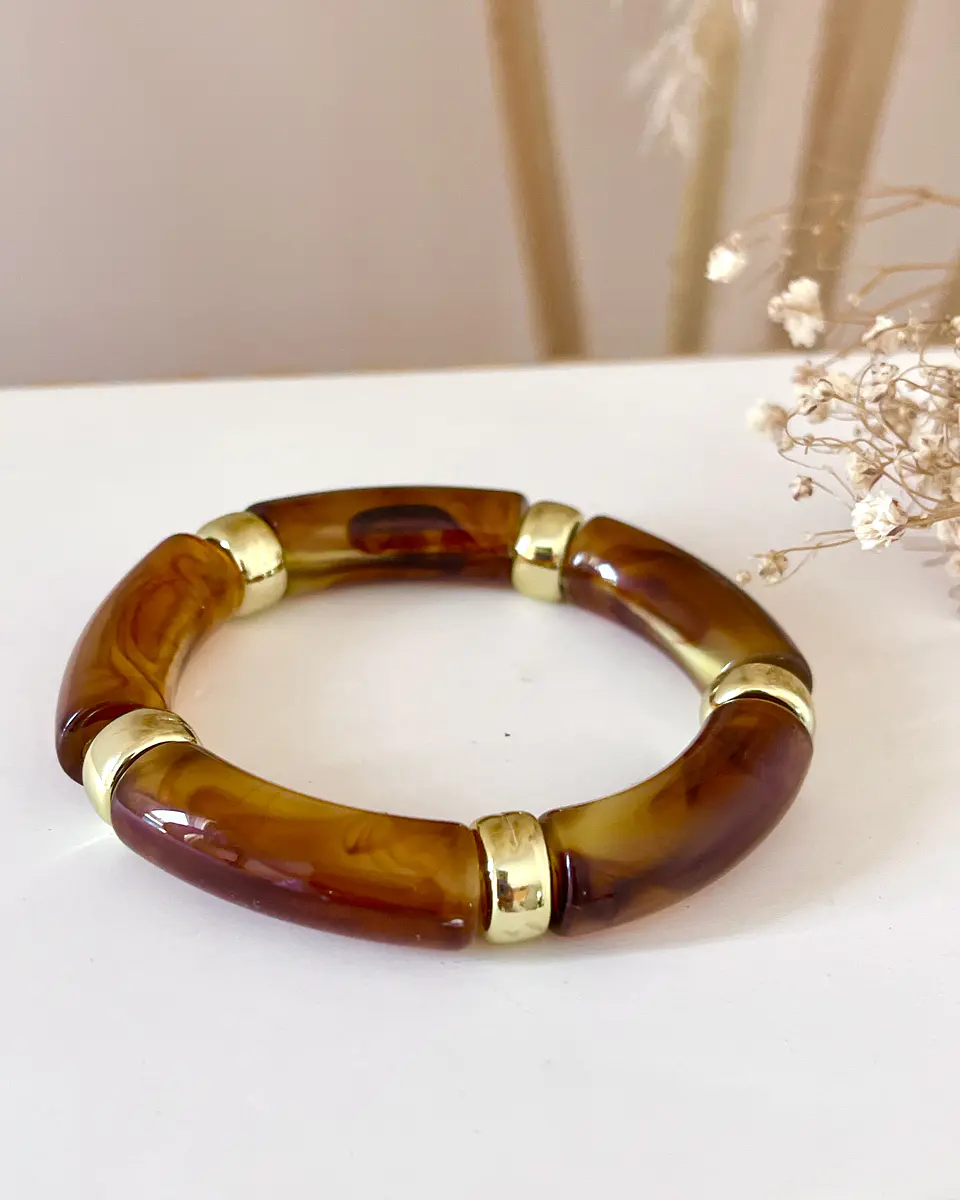 Brazalete Retro Carey Gold 2