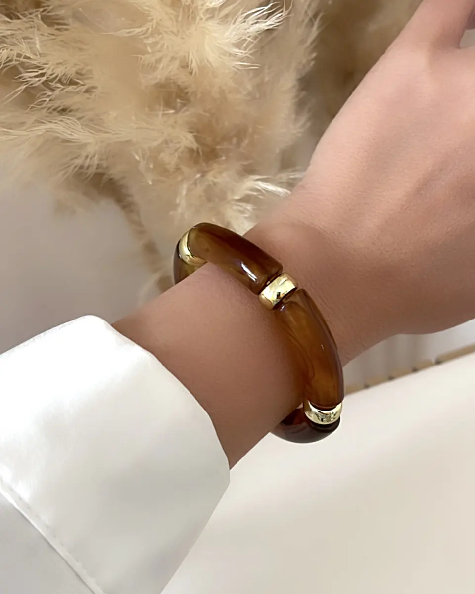 Brazalete Retro Carey Gold 3