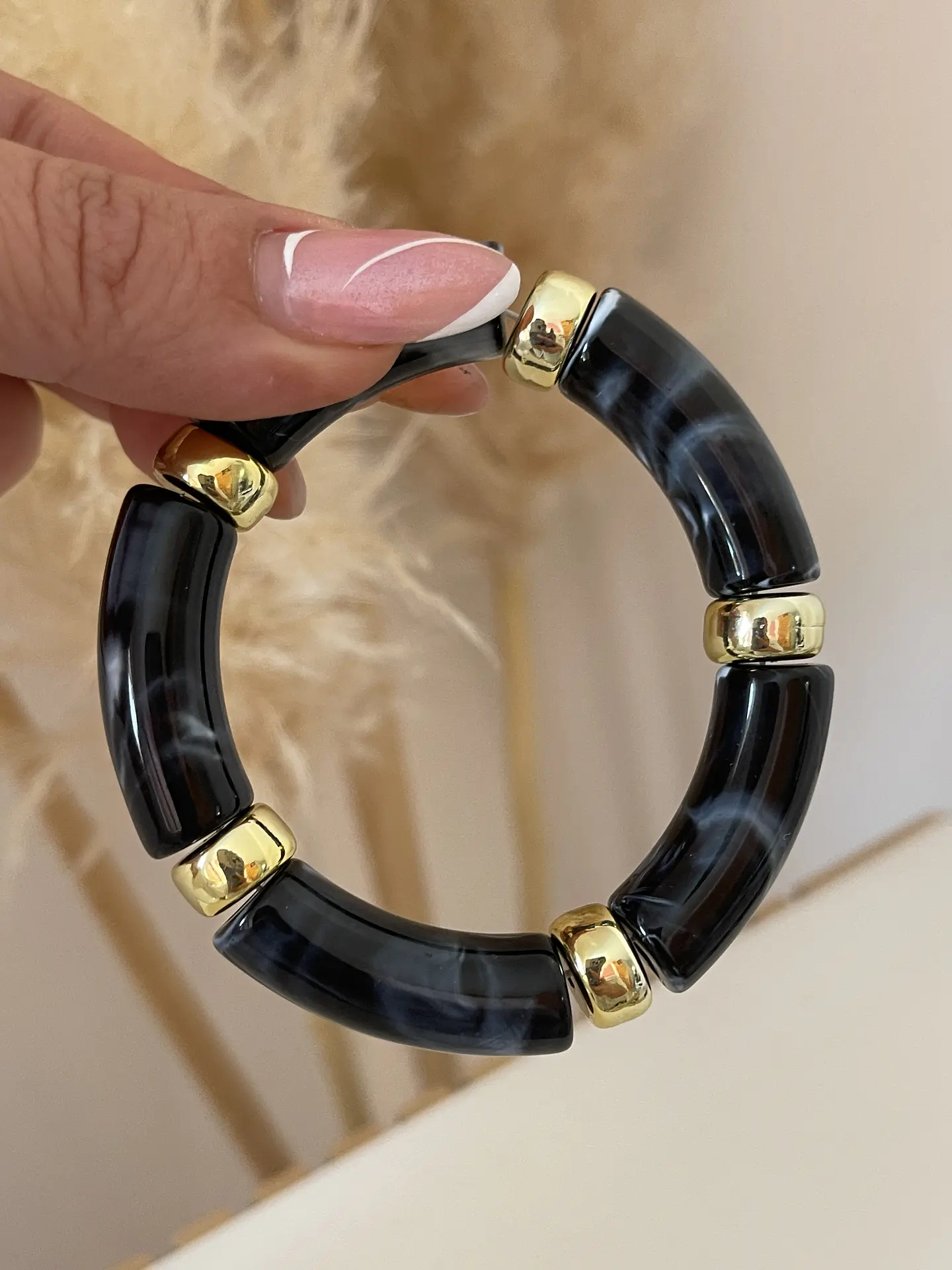 Brazalete Retro Black Gold 3