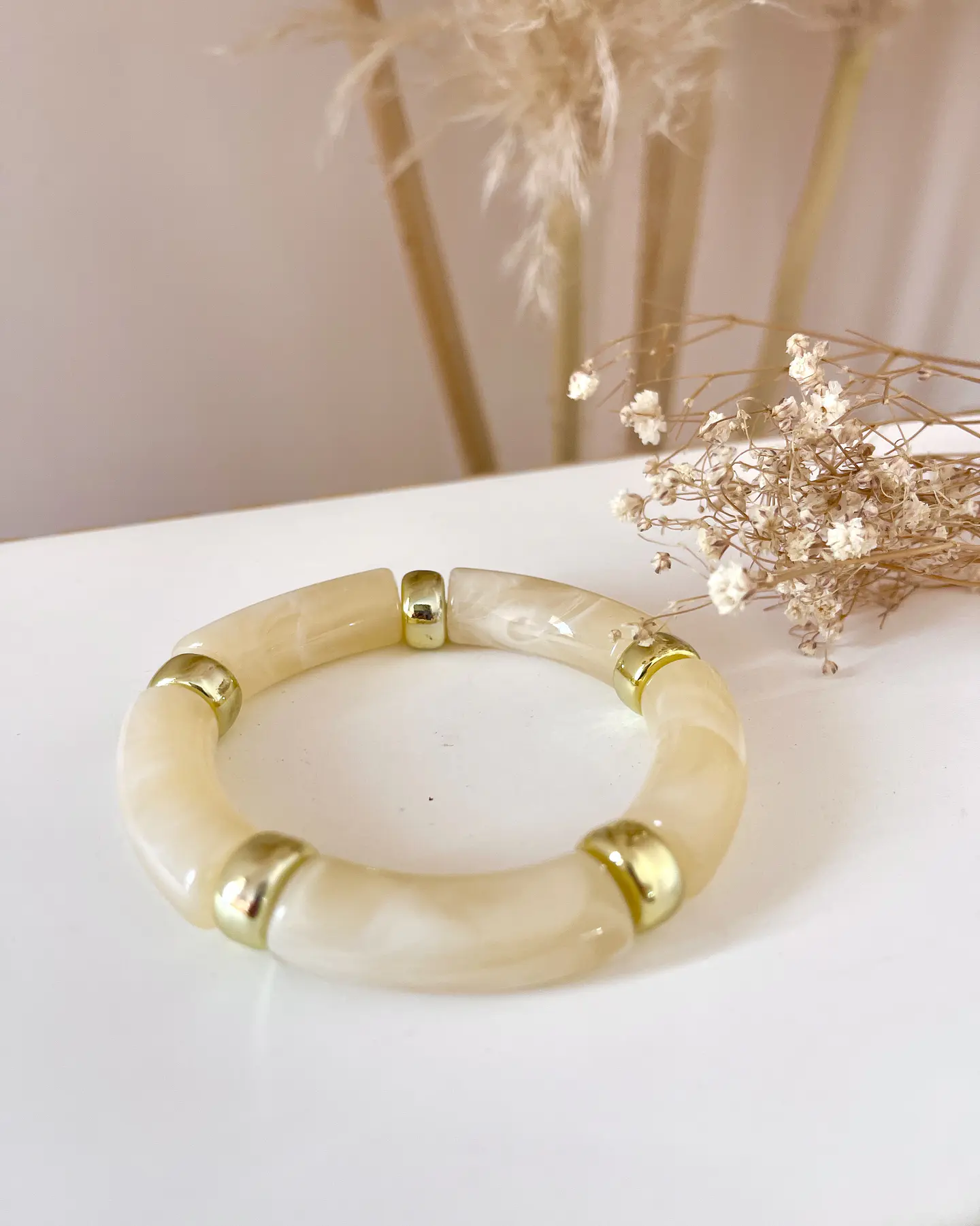 Brazalete Retro Hueso Gold 2