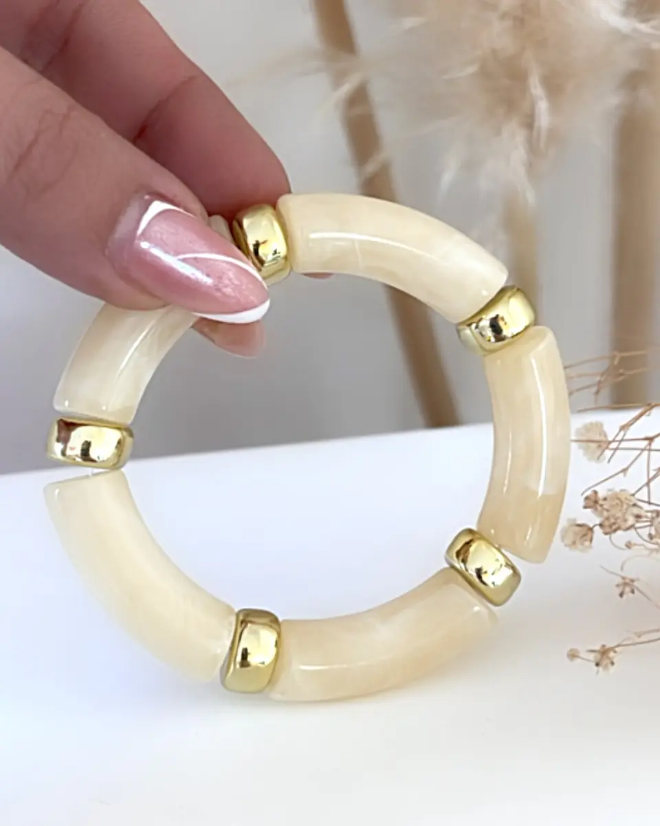 Brazalete Retro Hueso Gold 3