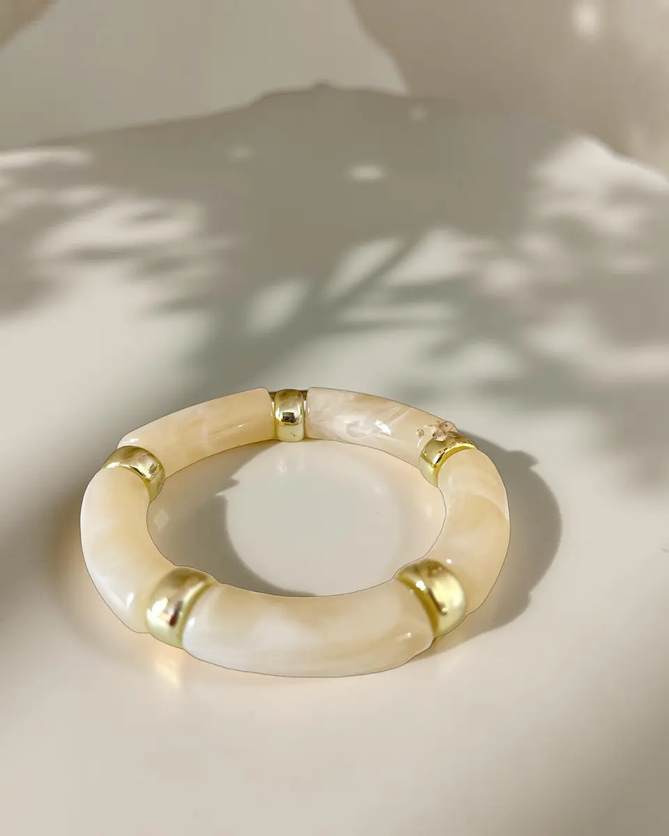 Brazalete Retro Hueso Gold 4
