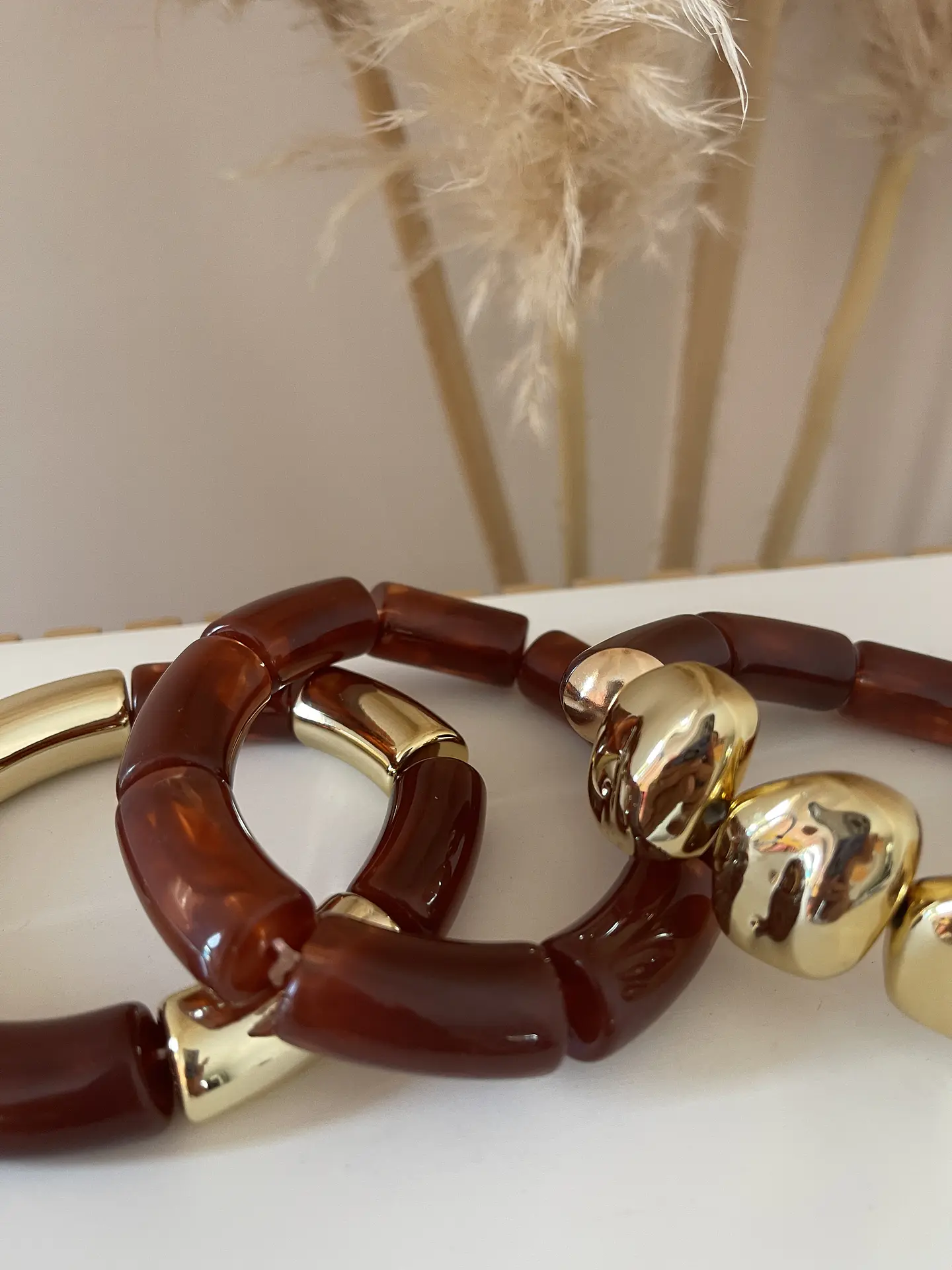 Trío Brazaletes Retro Berlín Gold 7