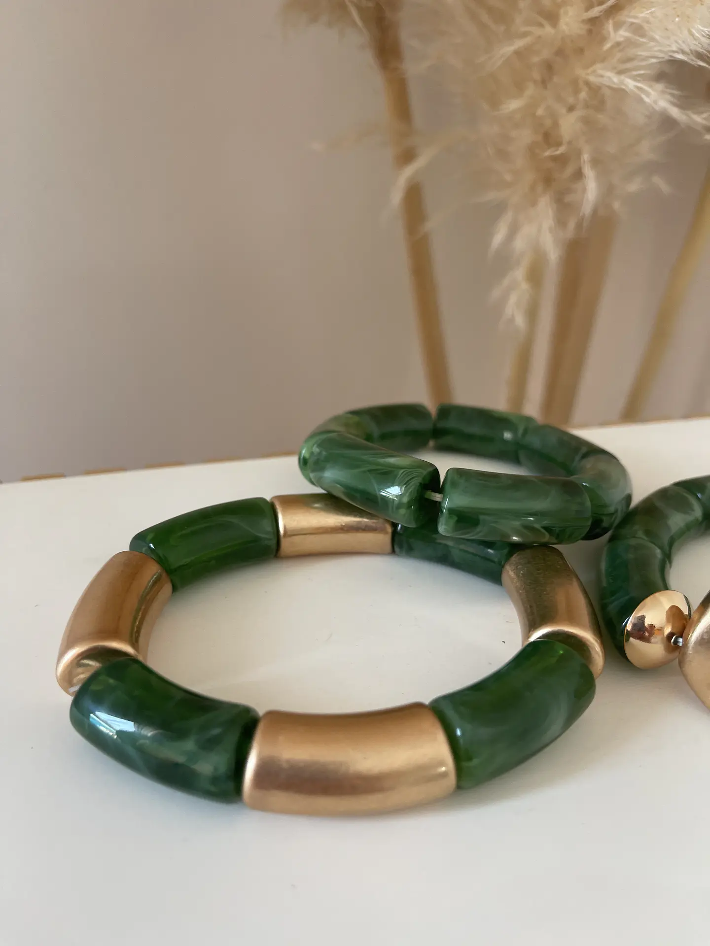 Trío Brazaletes Retro Roma Gold 10